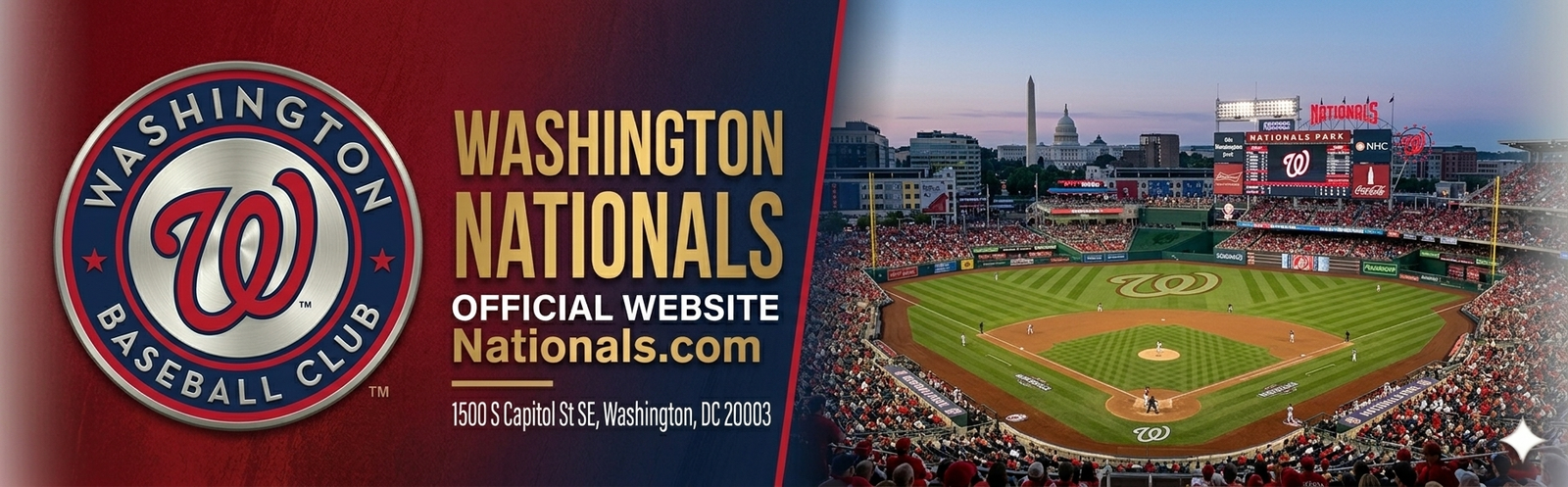 Washington Nationals ballpark header