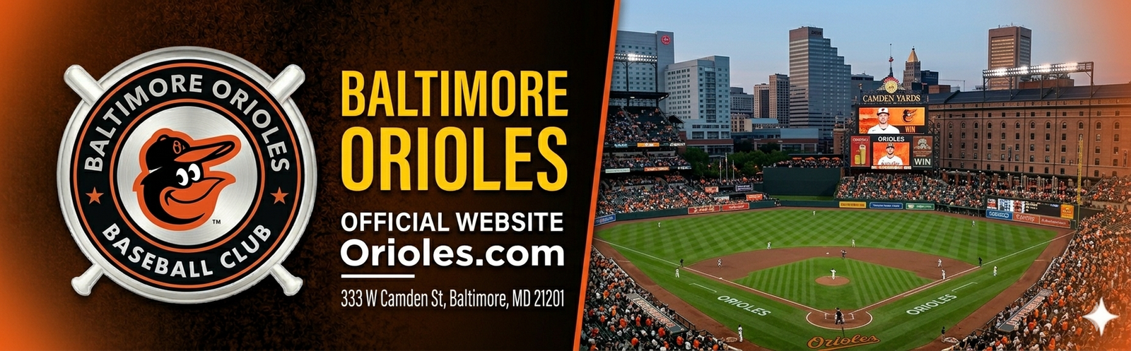Baltimore Orioles ballpark header