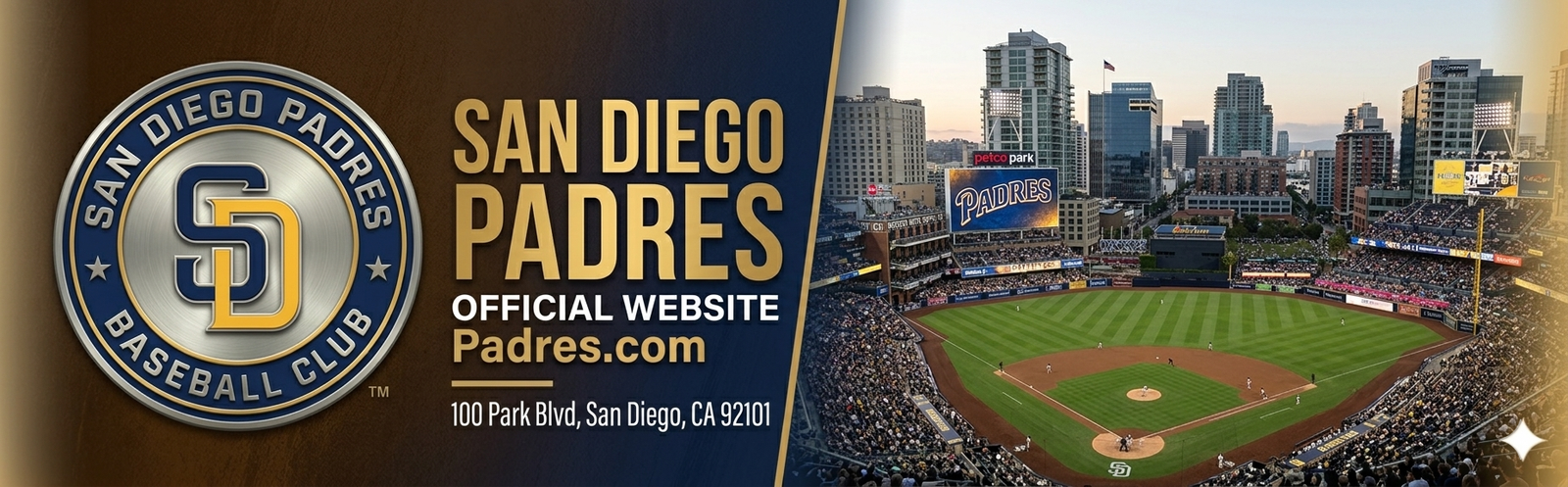 San Diego Padres ballpark header